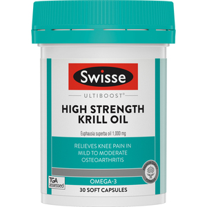 Swisse Ultiboost High Strength Krill Oil 30 Capsules Vitamins