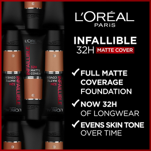 #L'Oreal Infallible 24H/32H Matte Cover Foundation - 30ml (Options)