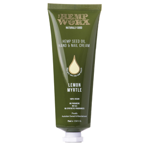 The Hemp Worx Lemon Myrtle Hand Cream 75 ml Skincare Priceline